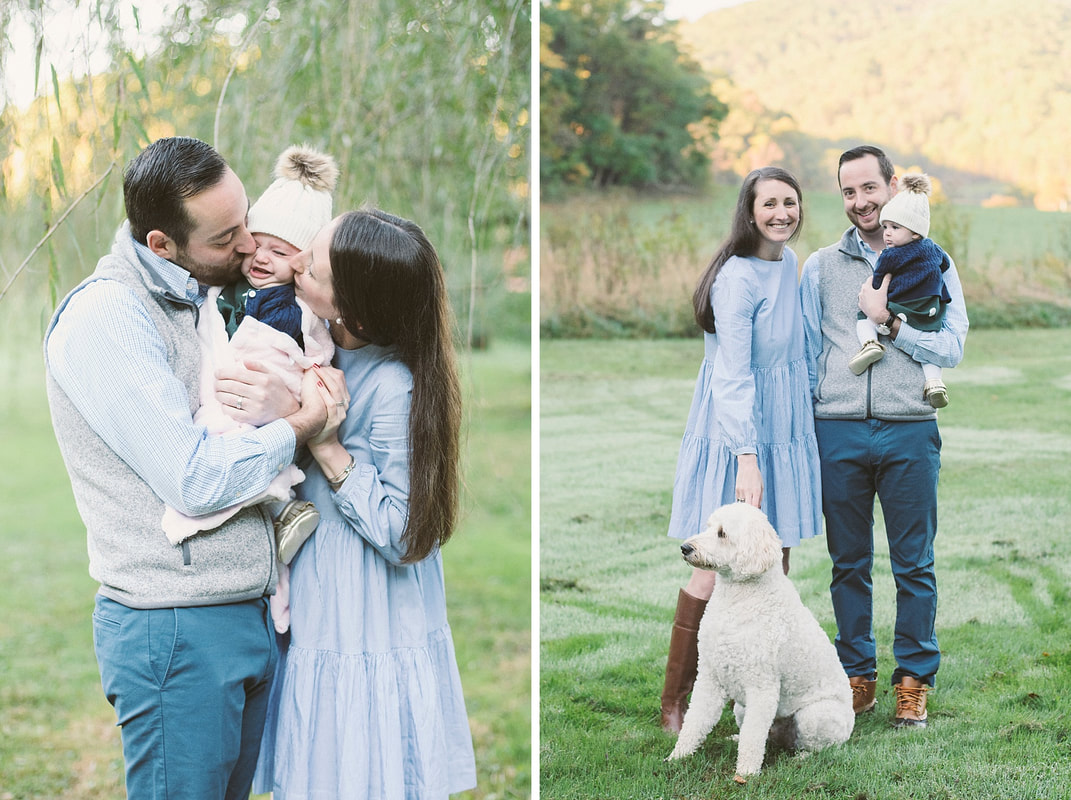 The Kitts Family: A Fall Sunrise Session at Sundara in Boones Mill, Virginia