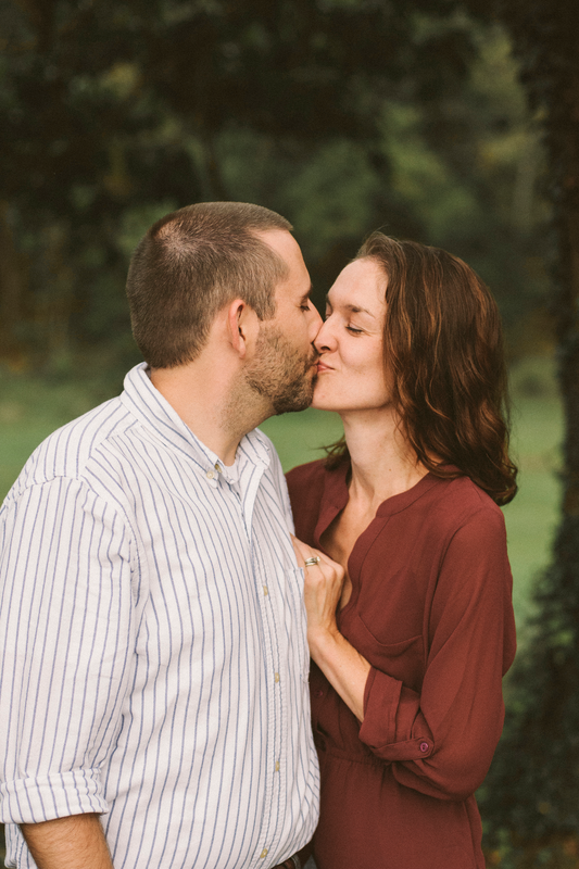 Husband and Wife Portrait Session at Fishburn Park in Roanoke VirginiaPicture