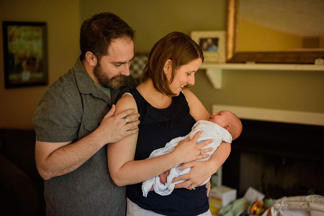 At-home newborn photography session in Salem, Virginia (Roanoke)