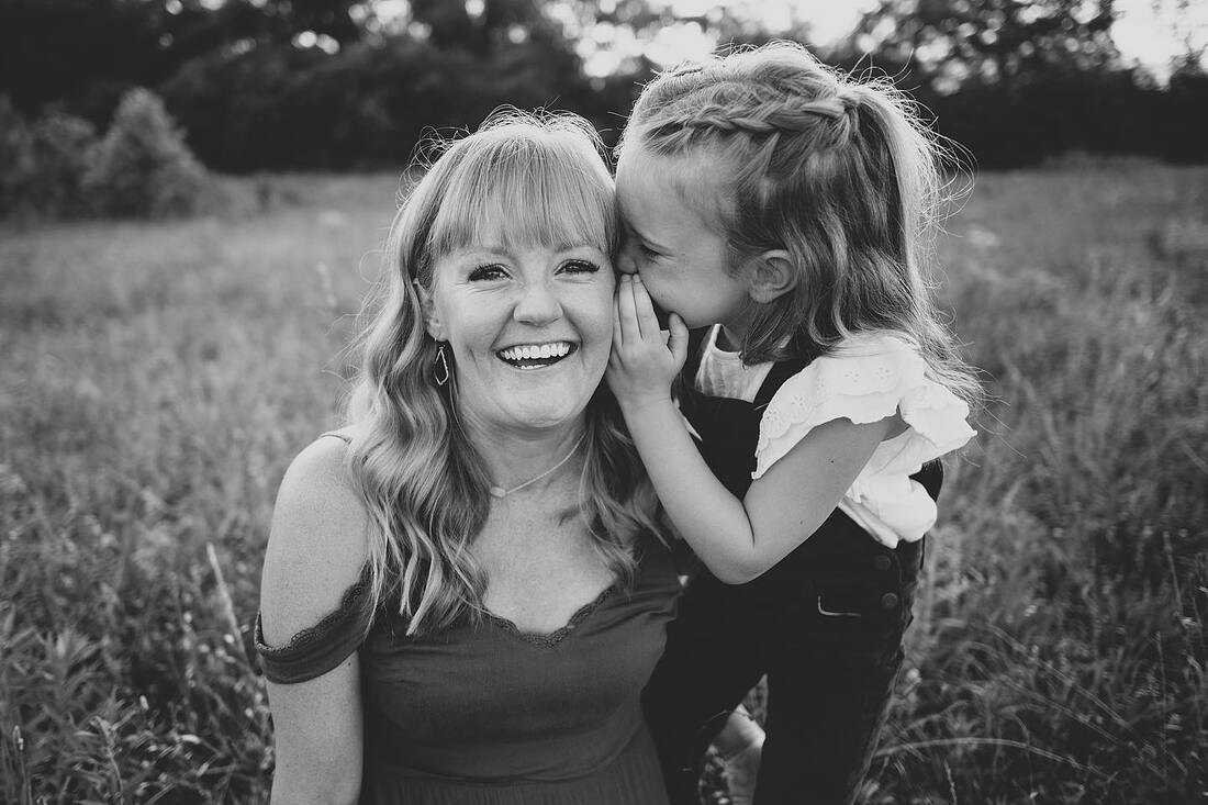 Bold, emotional mother-daughter portrait by Charlottesville photographer Laura Richards