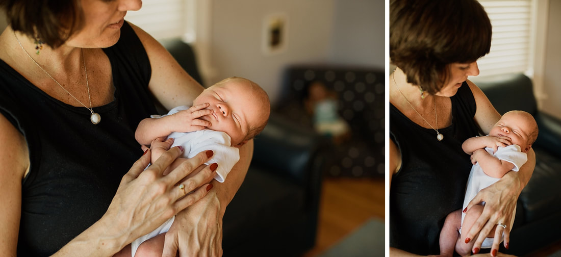 Roanoke family and newborn photographer capturing at-home lifestyle sessions