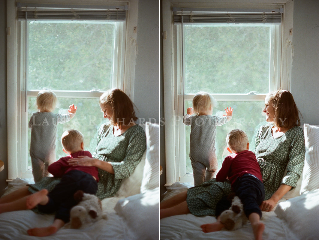 dreamy moments from a light-filled at-home family session in charlottesville, virginia