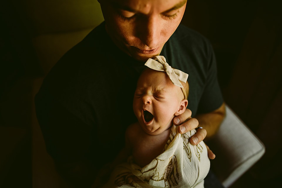 At-home newborn photography by Laura Richards in Charlottesville, Virginia