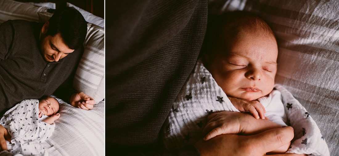 Recap of an at-home newborn session by Charlottesville photographer Laura Richards