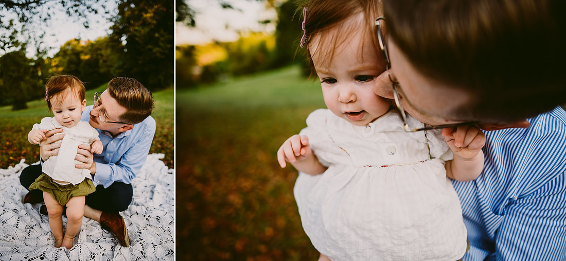 Father-daughter photography in Charlottesville, Virginia
