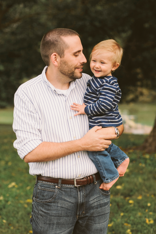 Father and Son Portrait Session at Fishburn Park in Roanoke Virginia