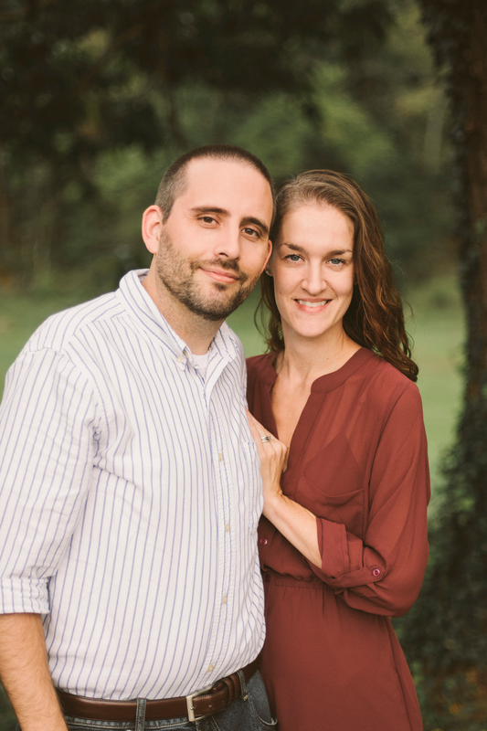 Husband and Wife Portrait Session at Fishburn Park in Roanoke VirginiaPicture