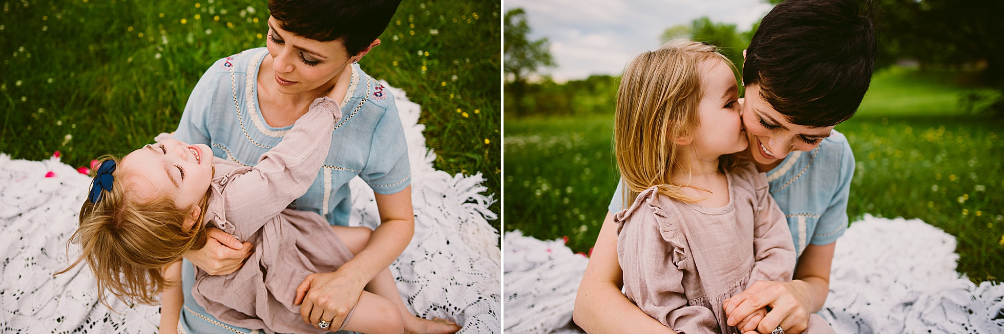 Styled mother-daughter session by Laura Richards Photography