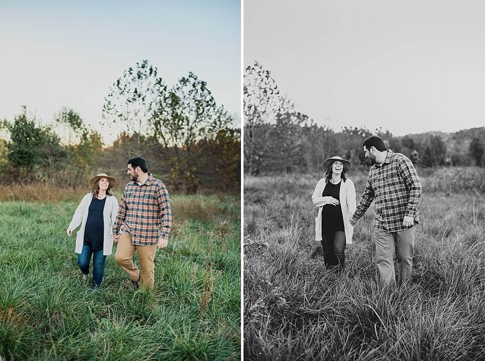 Fall maternity photography in Roanoke, Virginia by Laura Richards Photography