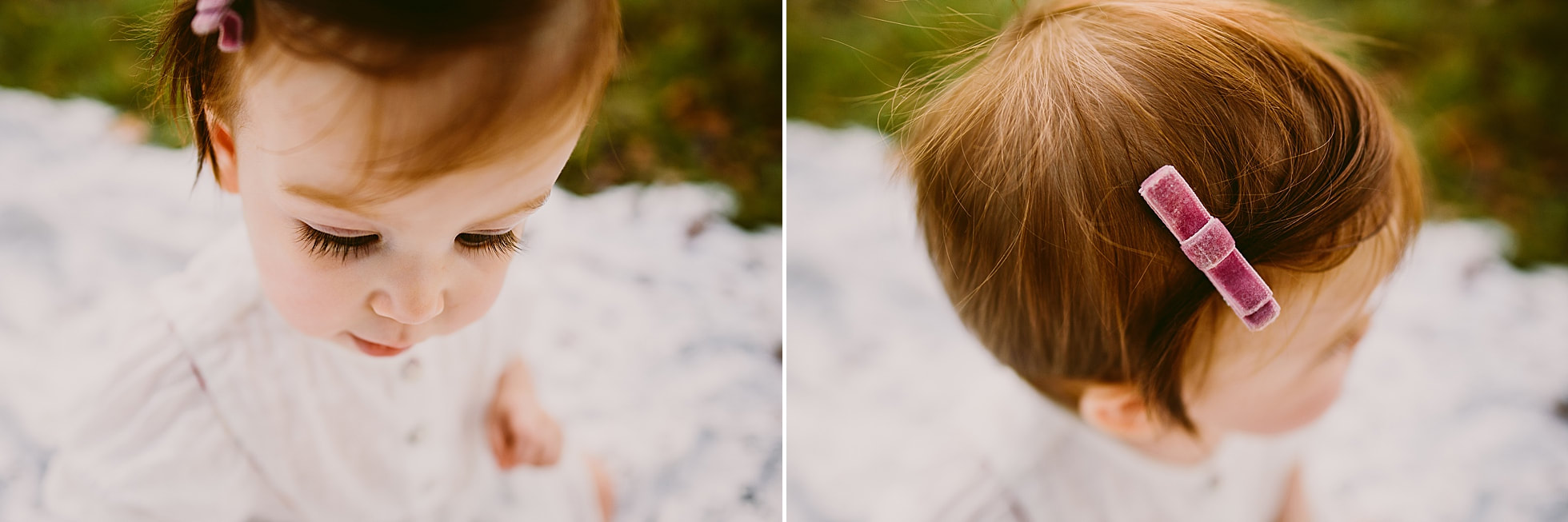 Girly details during a family session near Charlottesville, Virginia