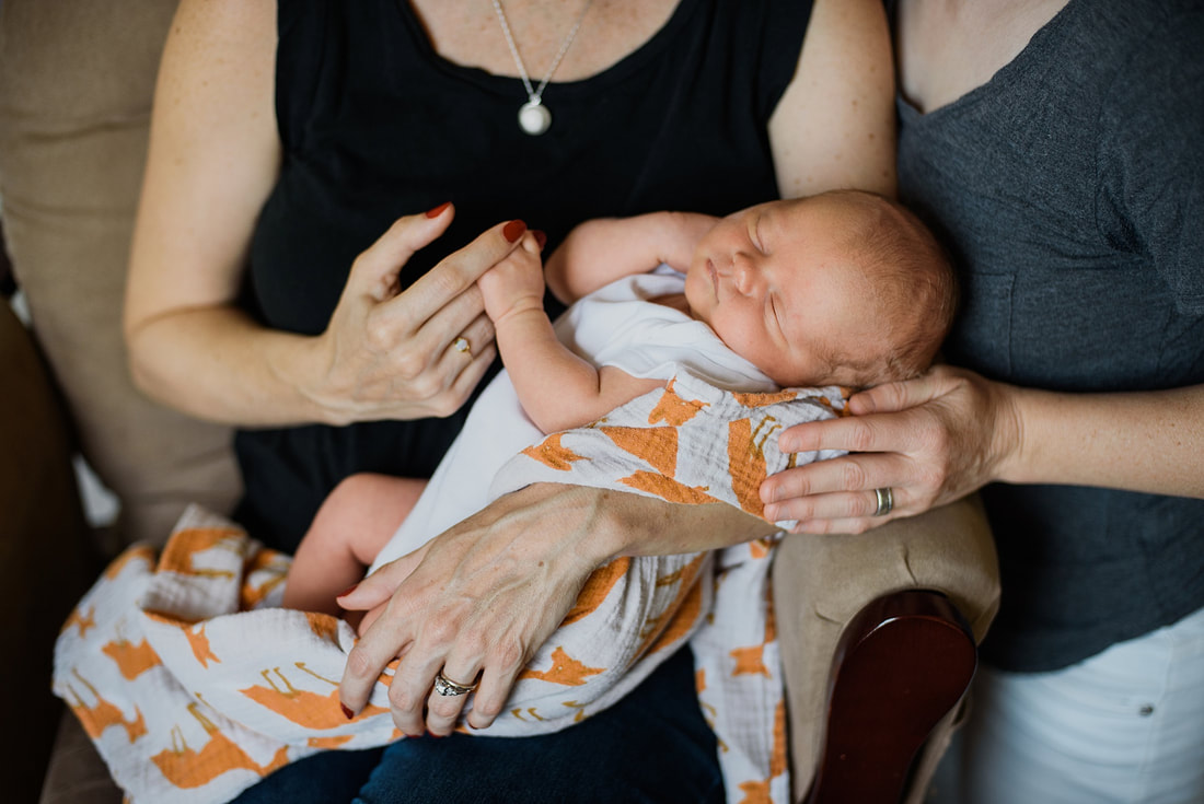 Lifestyle newborn session by Laura Richards Photography, Roanoke Virginia photographer
