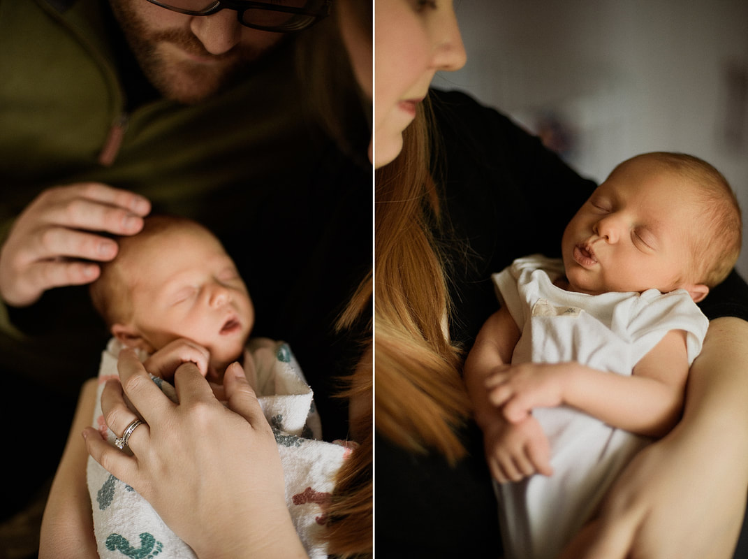 At-home newborn photography in Roanoke, Virginia, by Laura Richards Photography