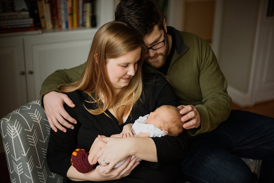 At-home newborn session in Roanoke, Virginia, by Laura Richards Photography