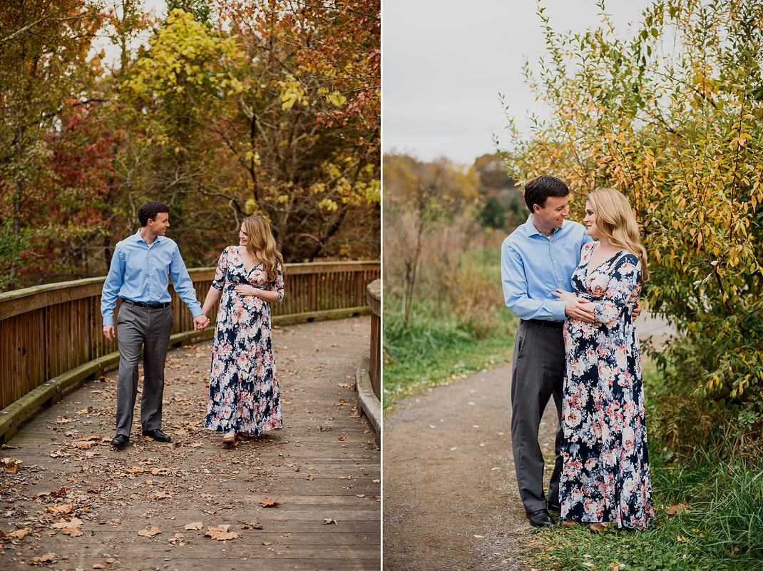 Fall maternity photography in Roanoke County by Laura Richards Photography